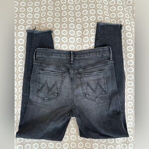 Mother The Looker High Waist Ankle Fray size 28